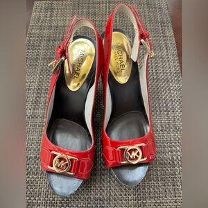 Michael Kors Leather Sandals